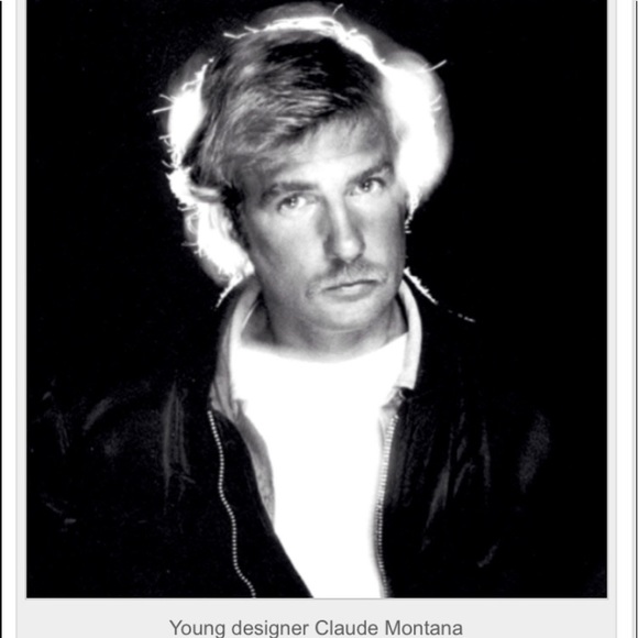 State of CLAUDE MONTANA crepe sleeveless black dress. Size 2-4 / Small (S) - Picture 3 of 6